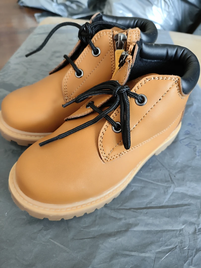 熊儿童大黄靴马丁靴 大梨子608