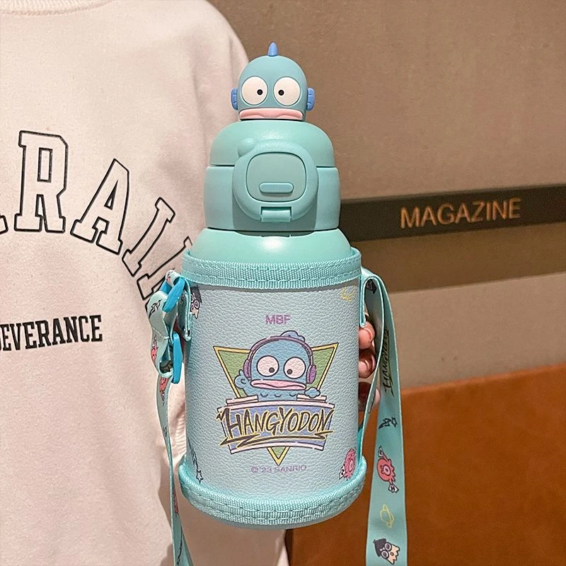 三丽鸥小丑鱼儿童保温杯上学专用幼儿园男女孩食品级316吸管水杯