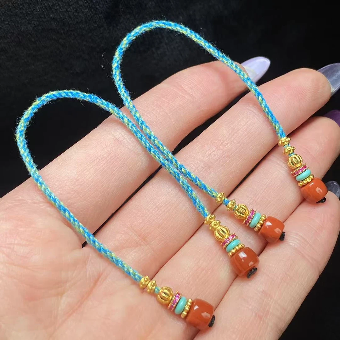 【曹掌柜精选】17    P476-南红配饰-多样性发其一-6mm左右