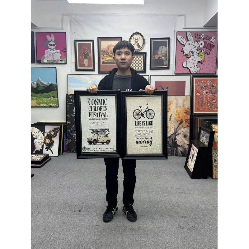 北欧书房卧室装饰画简约现代客厅背景墙画餐厅挂画励志英文4060