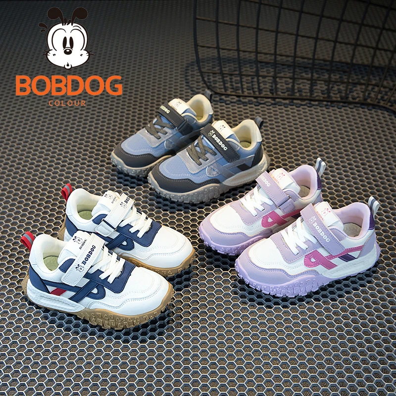 巴布豆卡乐男童运动鞋2024年新款爆款品牌童鞋6-12岁春秋防滑男童