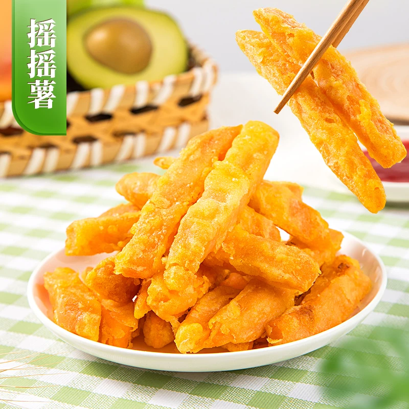 酥脆摇摇薯空气炸锅地瓜条软糯香甜300g