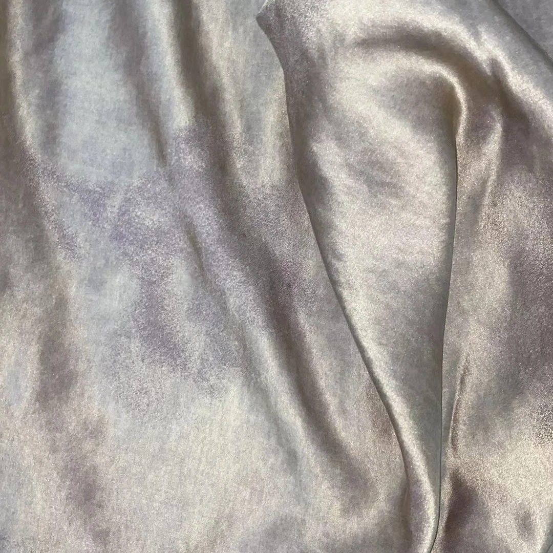 映月水雾喷染满分桑蚕丝面料（开裁后 不支持七天无理由）
