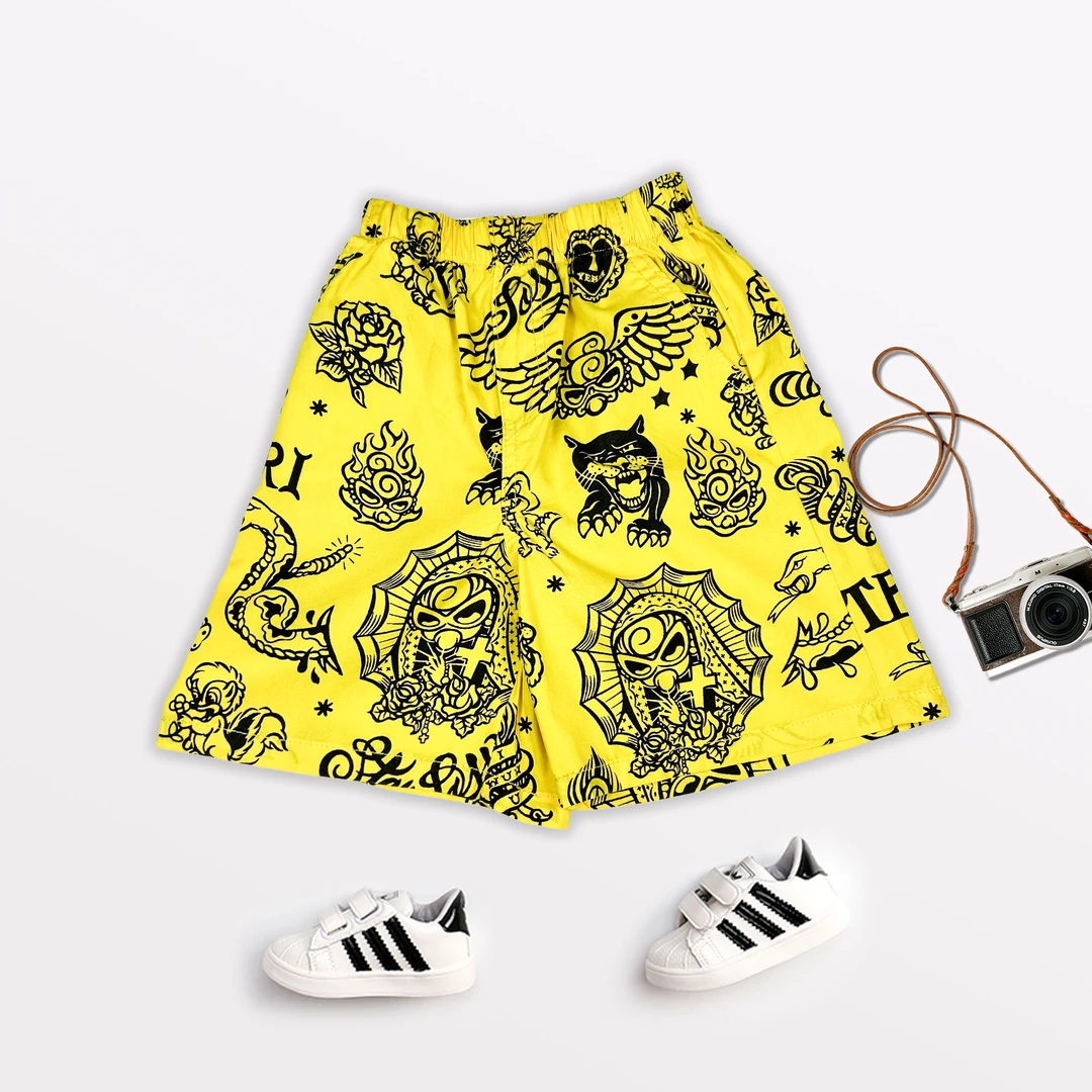 3042【圣母】卡通夏季儿童短裤