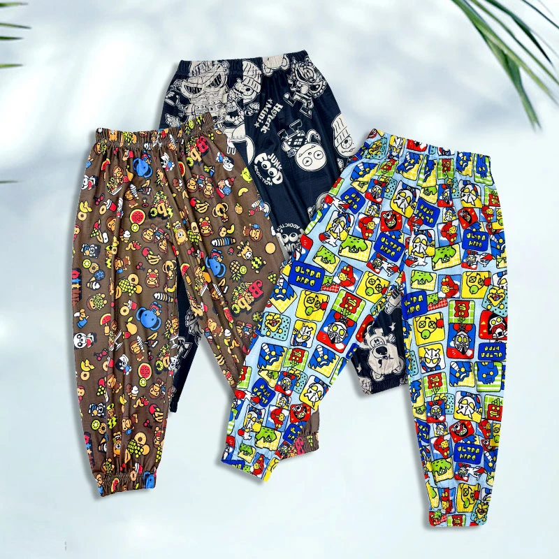 2014【垂感十足】儿童冰丝防蚊裤