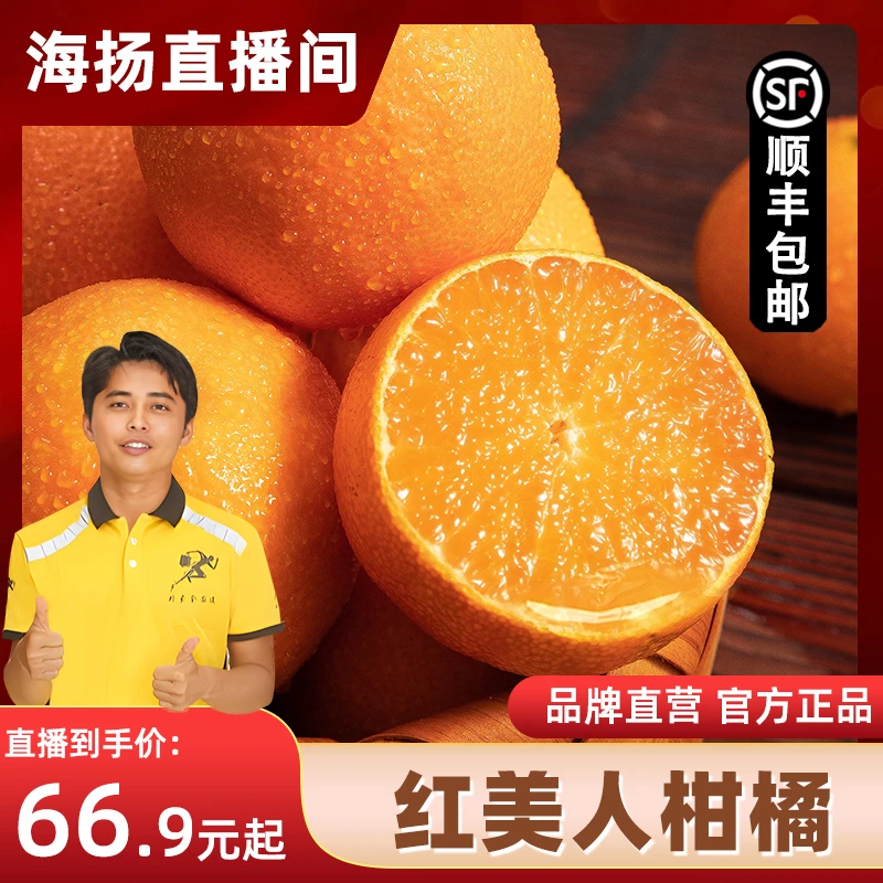 【海扬专属】正宗红美人柑橘5斤优选装 当季精选新鲜爱媛28号包邮