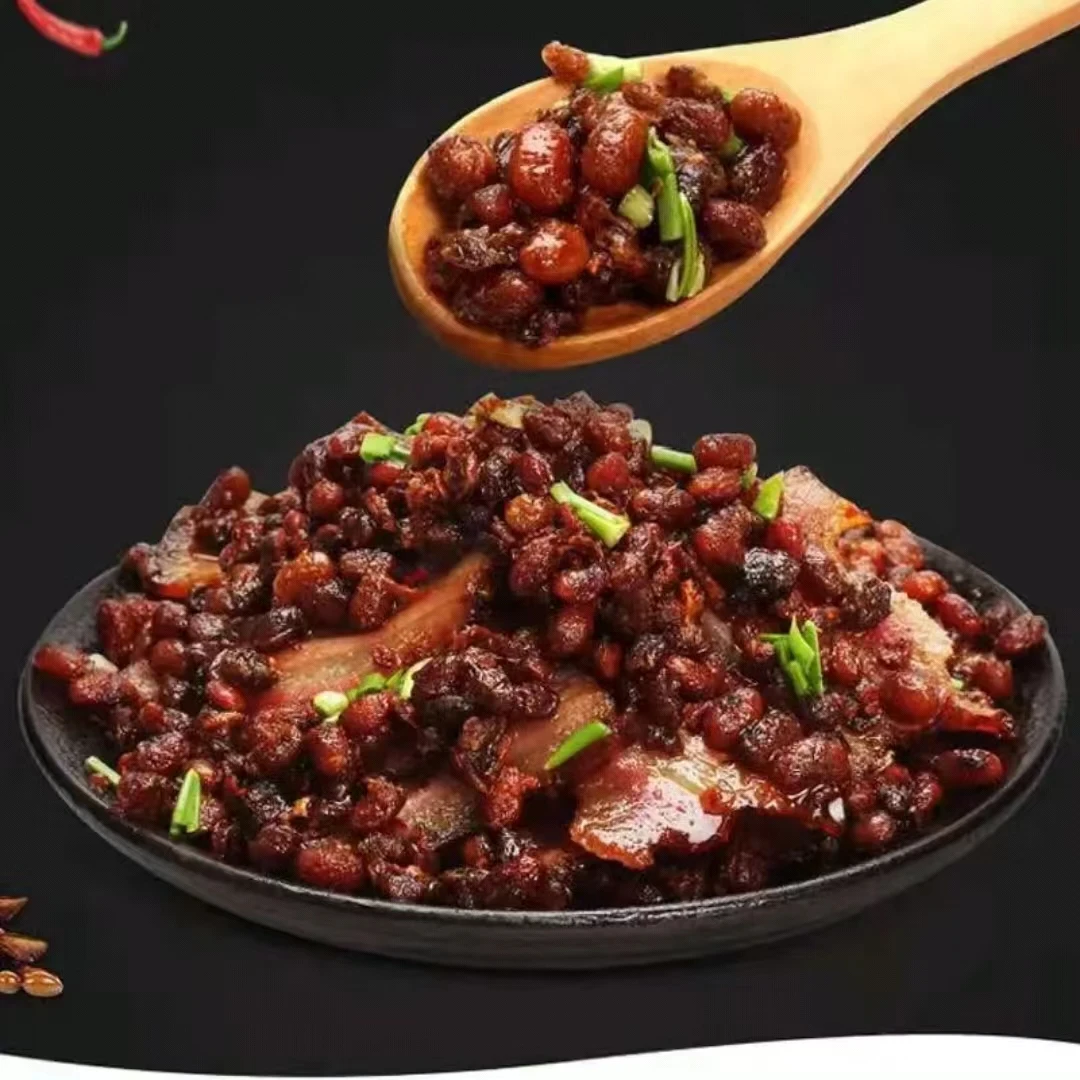 干豆豉农家风味晒干香辣湖北恩施纯手工独特风味开胃干豆豉麻辣味