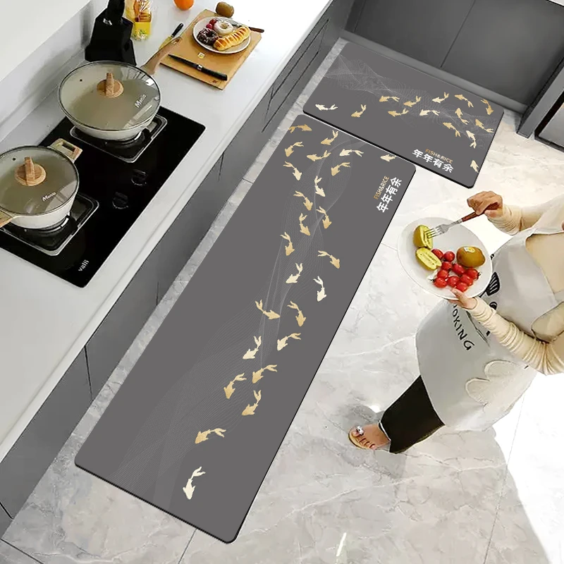 厨房地垫入户特厚软硅藻泥地垫防滑吸水垫子入户防滑脚垫