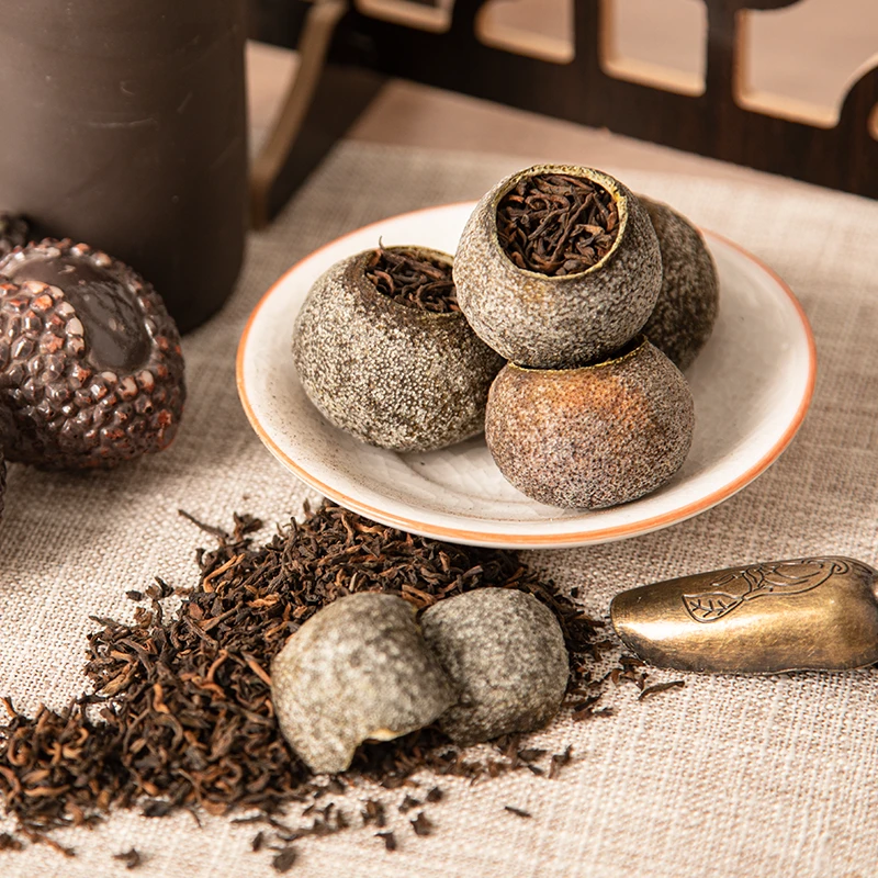 【小尹好茶推荐】李陌茶 10+18头采·小青柑熟茶茶叶(一罐250g)