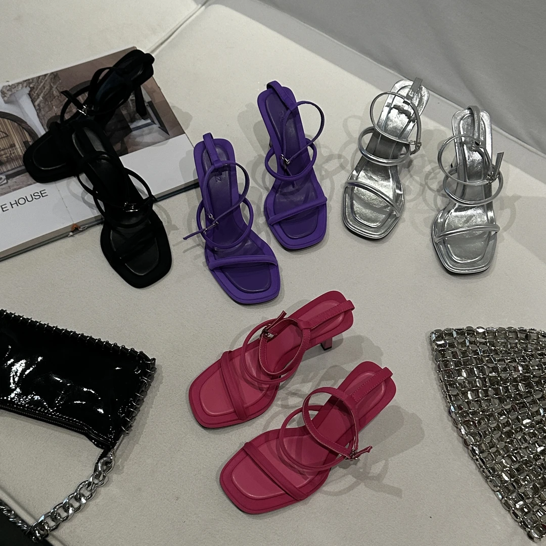 （直播间专业）一字扣毛毛平底单鞋 H29-3