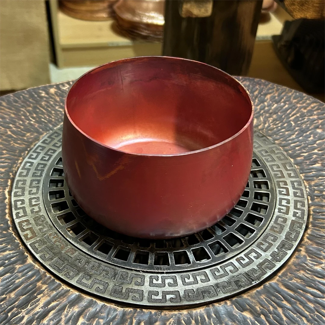 紫铜茶洗1000ml（全手工制作）纯手工大号