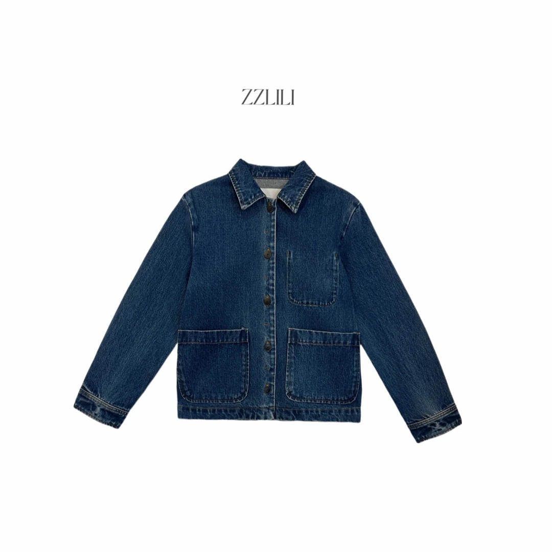 【zhouzhou】设计师高级定制初春休闲牛仔外套