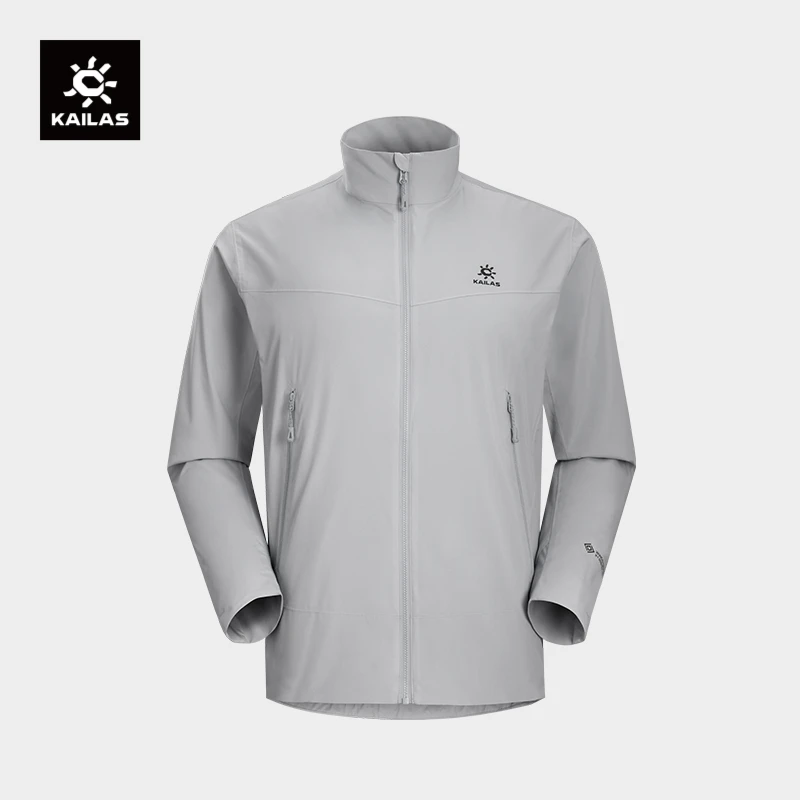 Kailas/凯乐石户外运动男款软壳保暖雷鸟立领防风衣 防泼水