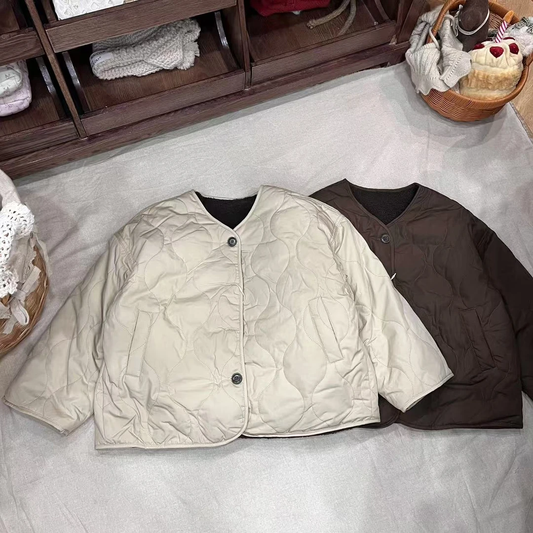 〖姐姐家〗2024冬款儿童萌娃穿搭葫芦型棉袄外套 zd2487