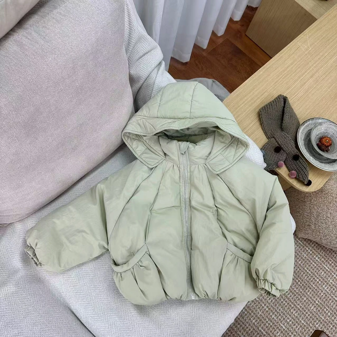 〖姐姐家〗2024冬款儿童萌娃穿搭带帽七星瓢虫款棉袄外套sy5506