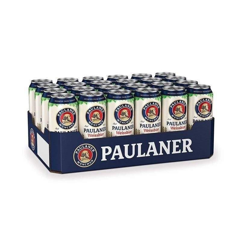 原装进口柏龙白啤酒500ml*24听装德国保拉纳柏龙啤酒精酿2月到期