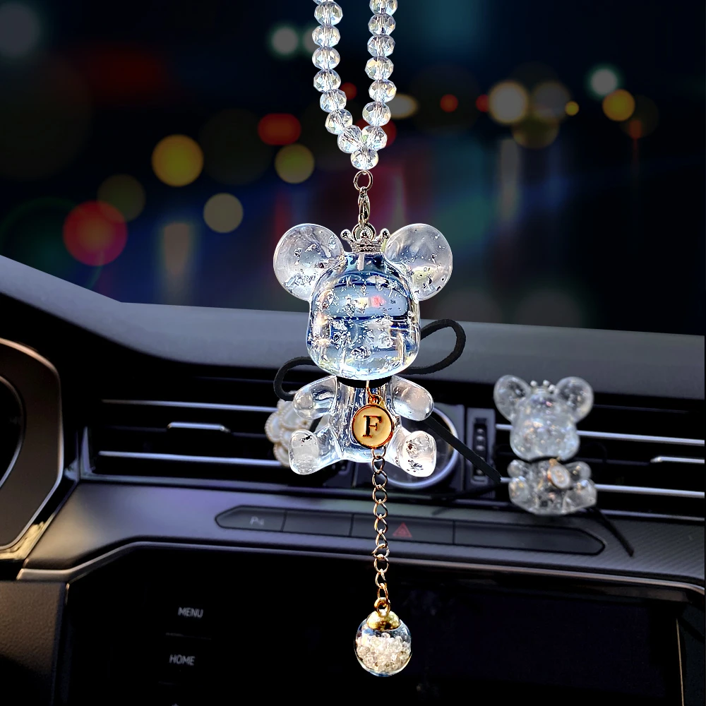 可爱小熊汽车挂件后视镜挂饰车内吊饰2022新款男车载饰用品大全女