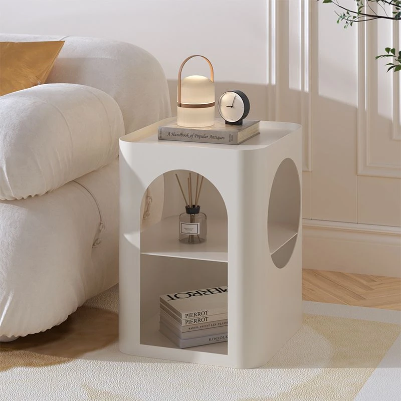 高档北欧沙发边几个性创意家用客厅铁艺网红小茶几现代简约床头柜