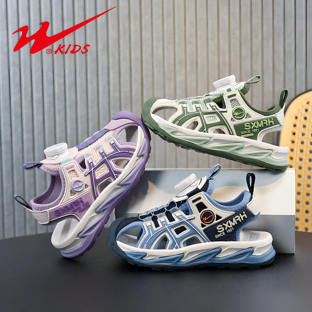 2024双星新款夏季包头凉鞋沙滩凉鞋鞋防滑运动凉鞋儿童凉鞋15285