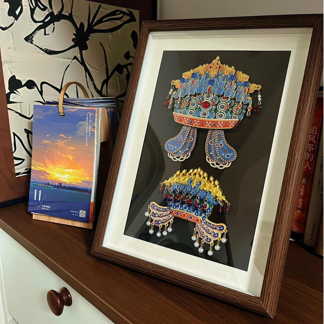 国博孝端皇后凤冠金属木质磁吸冰箱贴旅游纪念品收藏伴手礼送闺蜜