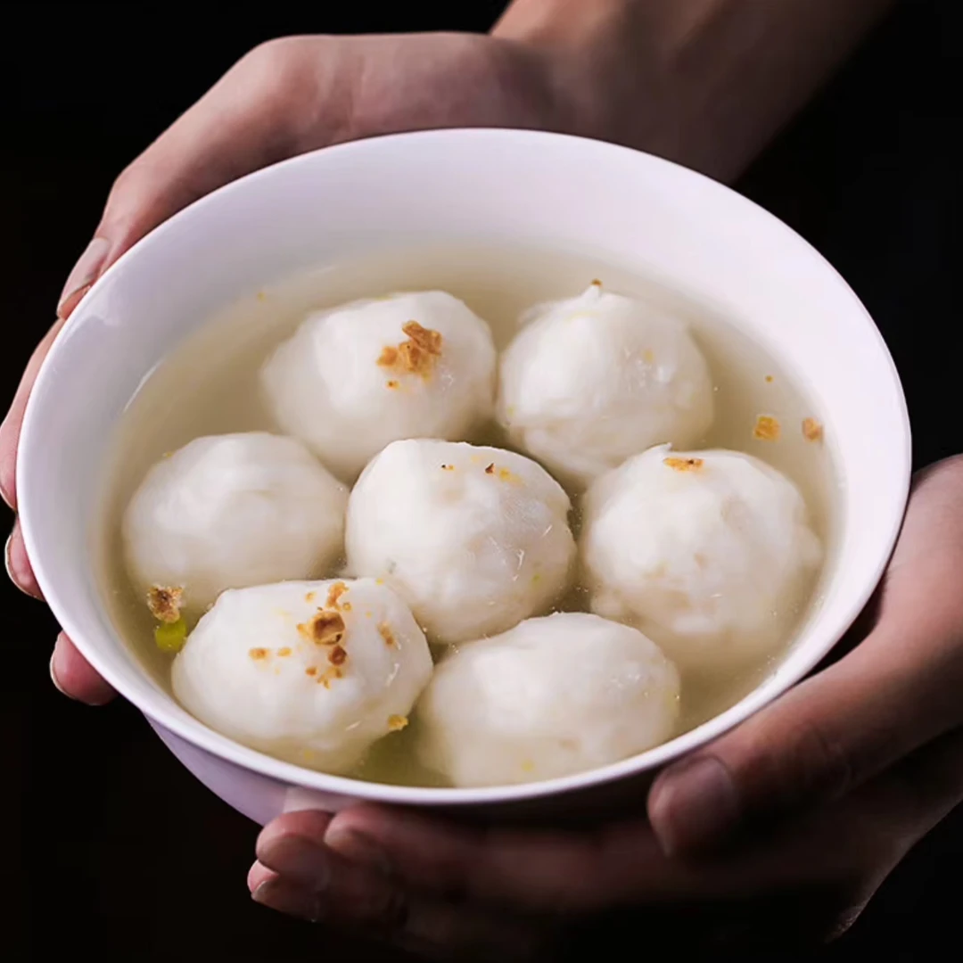 2包墨鱼丸+小肉脆1包+发菜包心1包