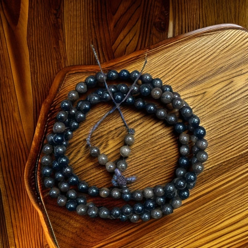 链接299巴布亚贡木8mm文玩多圈手串