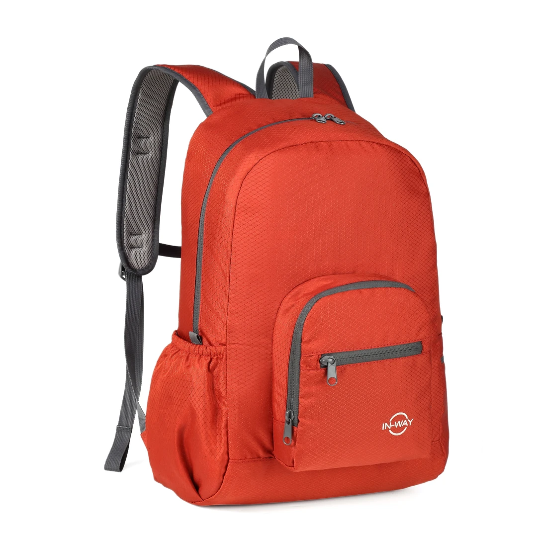 盈威in-way防水轻便折叠旅行运动双肩包202-3008