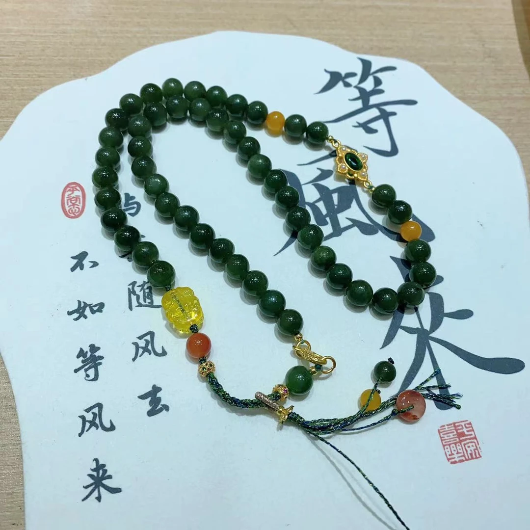 【富鑫宝】和田玉颈饰【多样性发货拍一发一】1254