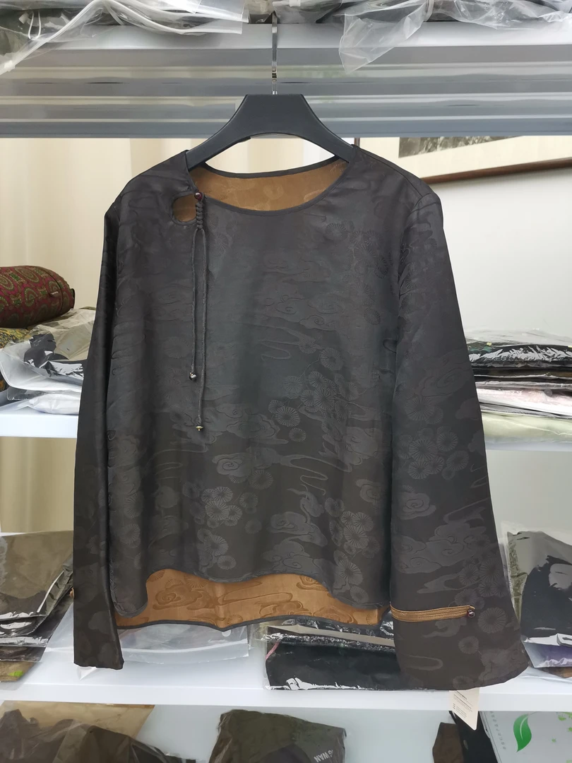 【上衣】香云纱桑蚕丝女装新中式气质时尚复古