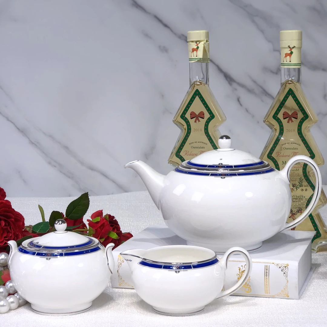 家用蓝边咖啡壶系列  FD6195