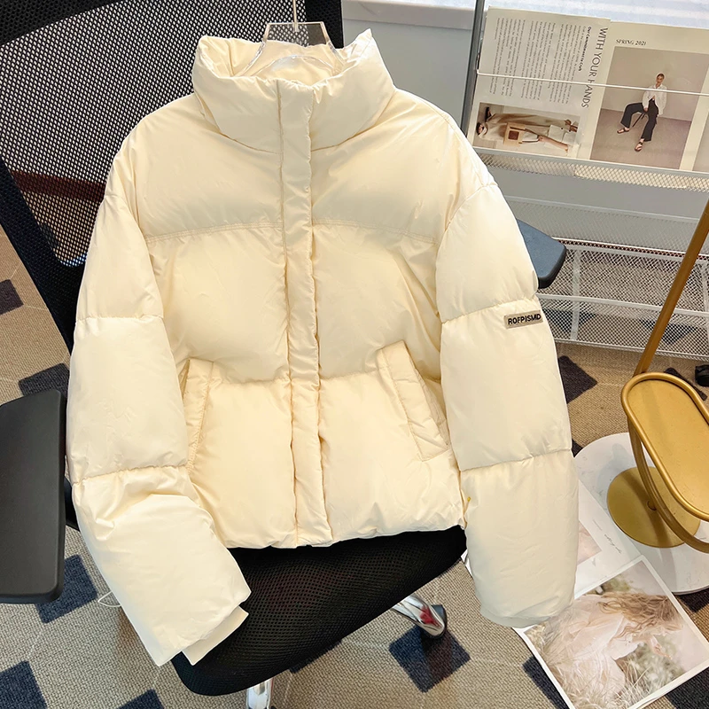 【622】2024冬季新款立领宽松棉服女时尚短款棉衣小个子棉袄外套