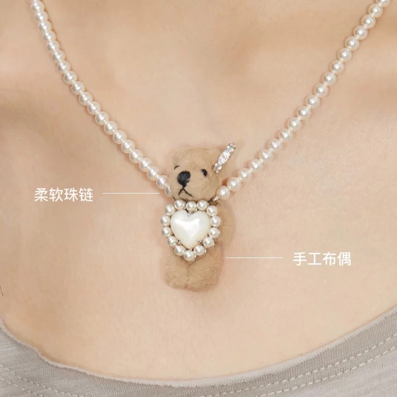 yvmin 24秋冬爱心小熊饰品  23474