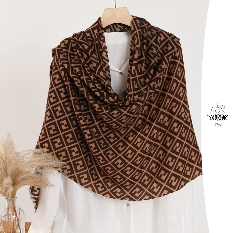 绒韵【小芬】围巾女款爆款2024新款山羊绒百搭氛围感披肩