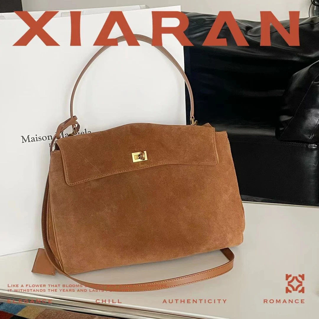 「西部牛仔」简约轻便时尚百搭便携大号女士休闲雅丹风秋冬斜挎包