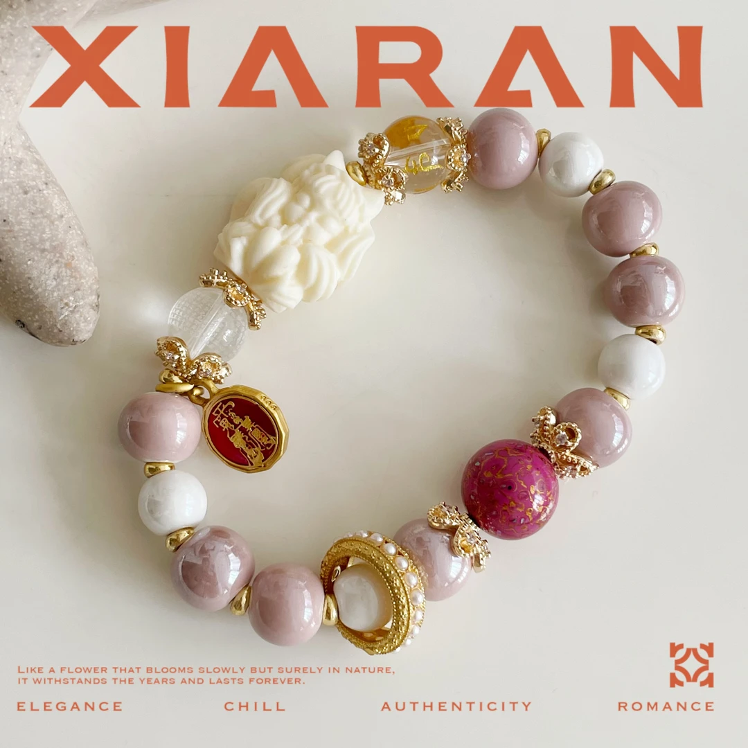 黄铜手链 「琉璃灰」时尚百搭单圈手工小众气质手串多样性发其一