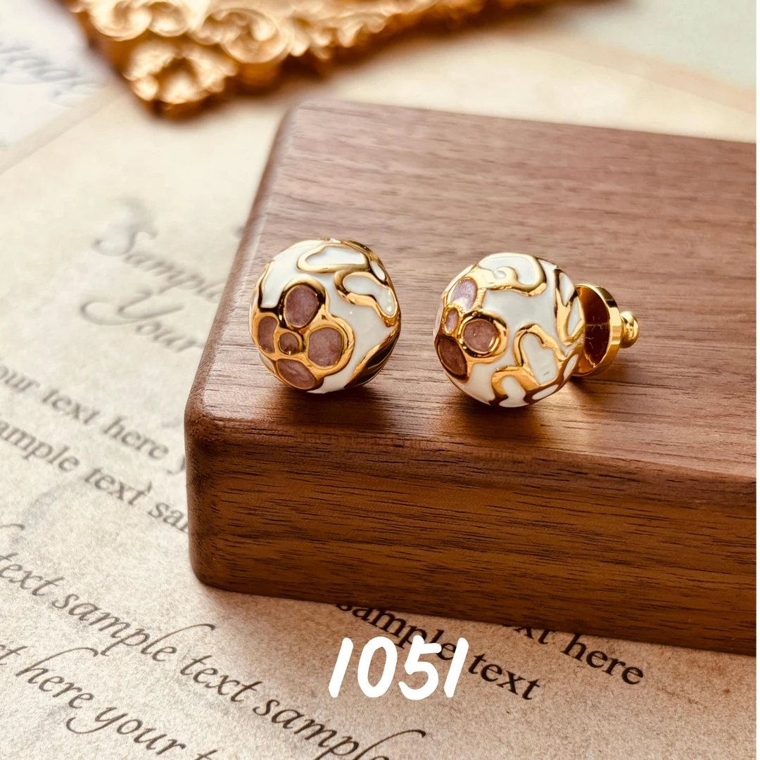 铜合金耳饰 时尚设计款气质925银针耳饰~1051