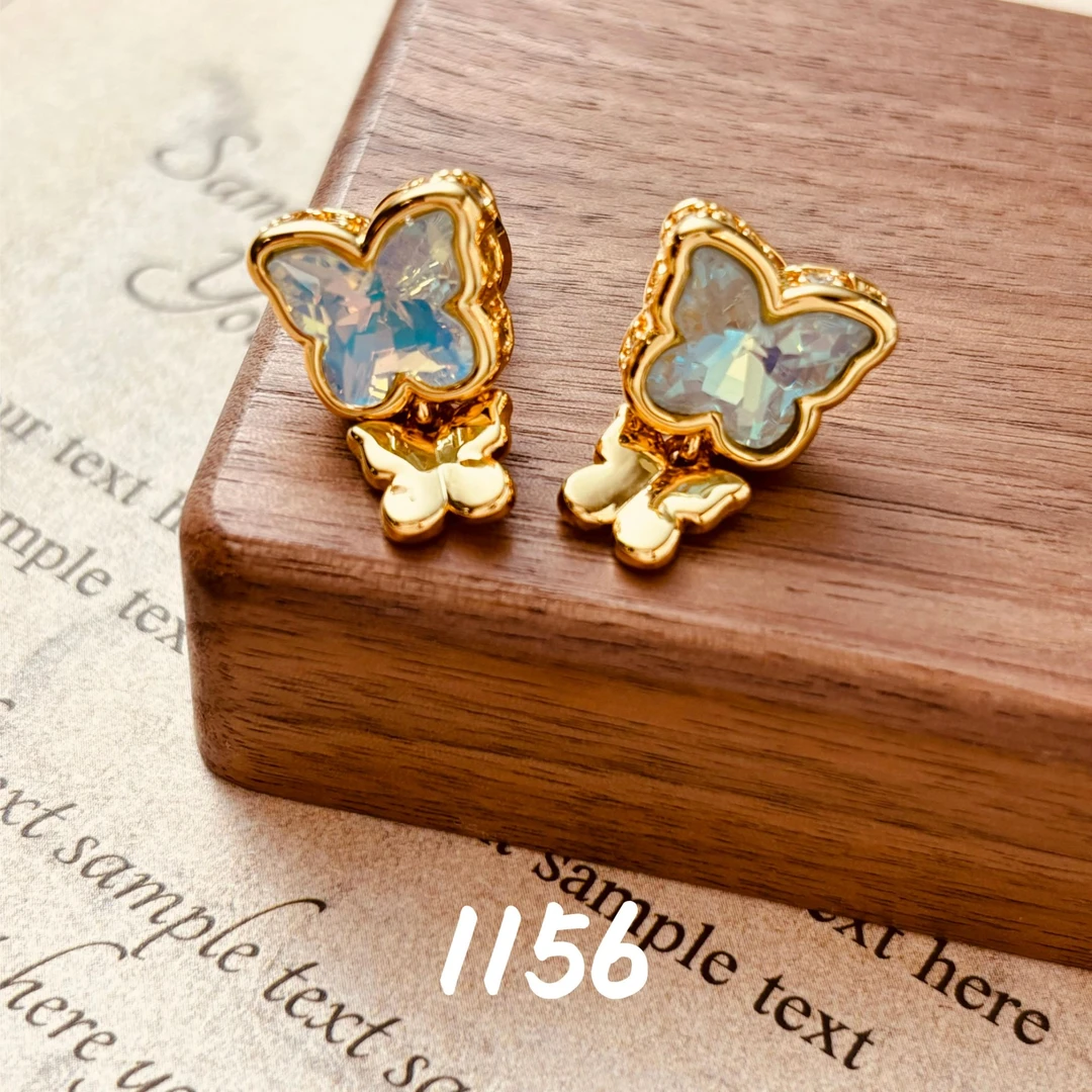 铜合金耳饰 时尚气质款可爱925银针耳饰~1156