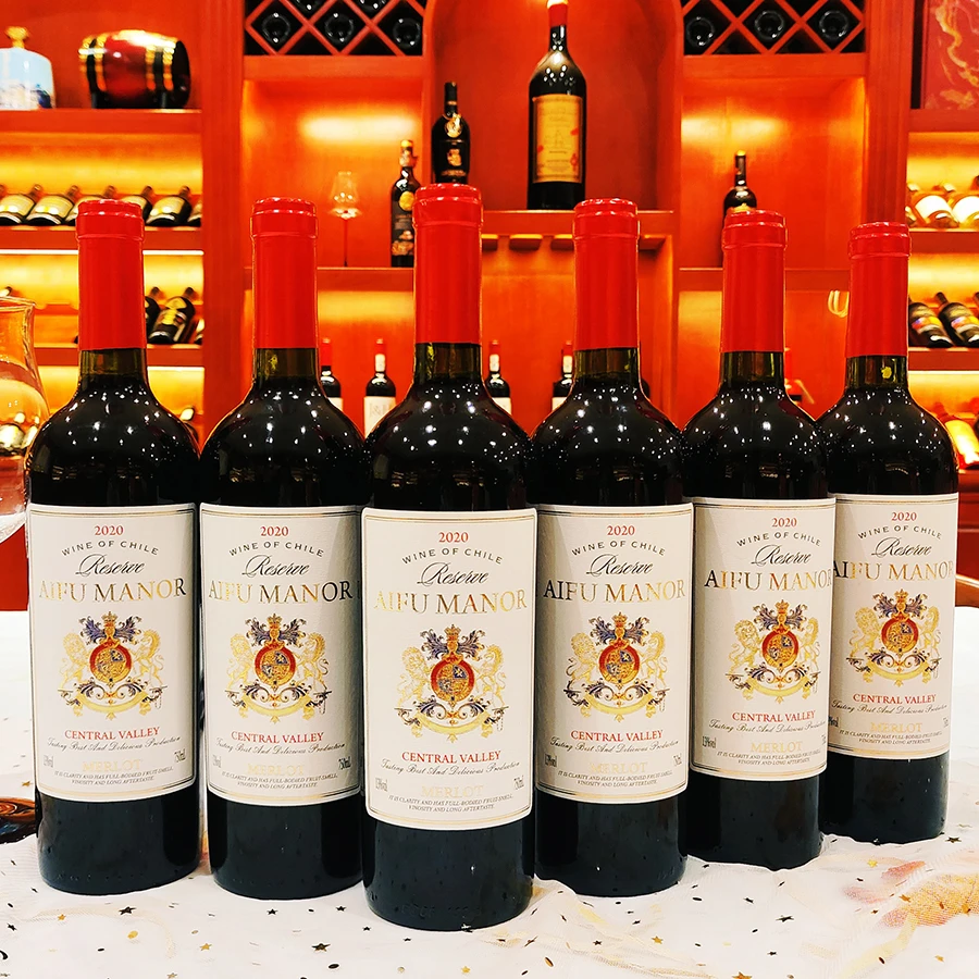 【原瓶进口】大师姐智利爱芙庄园红葡萄酒13度750ml柔顺好酒宴请