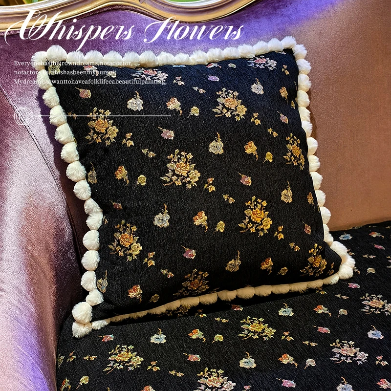 【戴安娜】高端氛围感抱枕靠垫美式法式古典沙发靠枕腰靠汽车腰靠枕