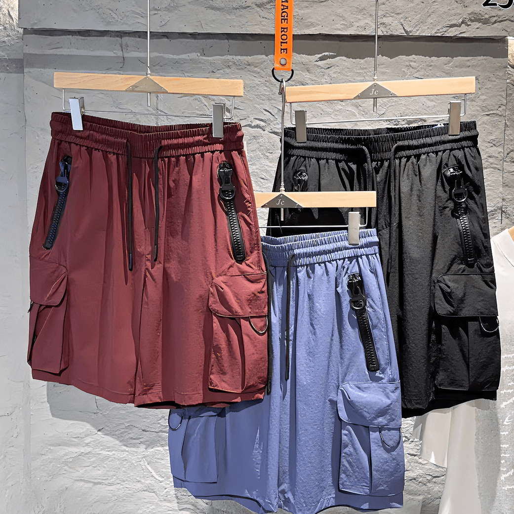 25805  潮牌轩轩小众设计中性风买手店男女同款休闲裤短裤