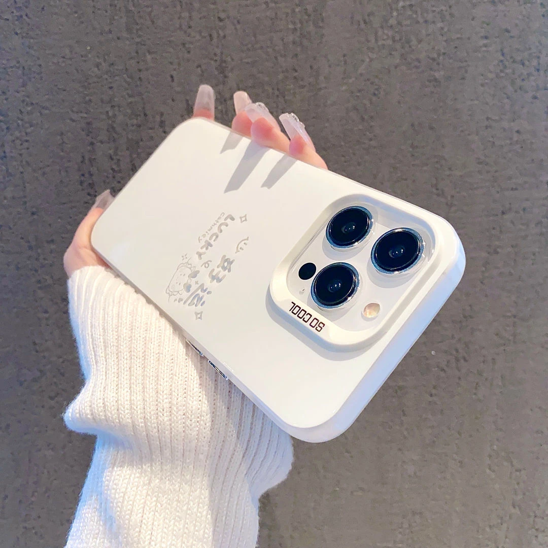 好运发财适用苹果16手机壳iPhone15/14Plus防摔大孔12/13镭射7/8P