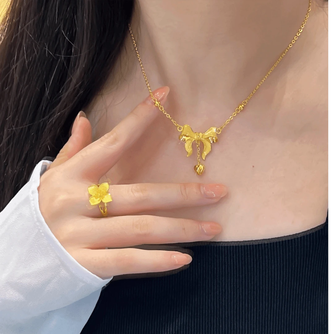 靖靖甄选铜吊坠 铜项链 在逃公主时尚百搭气质简约精美设计