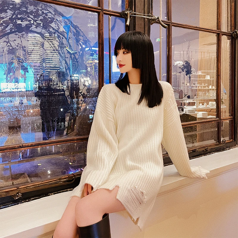 NAVST胶囊设计感钉珠毛衣C2112158MY4