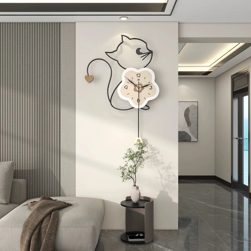 钟表挂钟客厅2025新款网红现代简约家用时尚创意时钟挂墙餐桌挂画