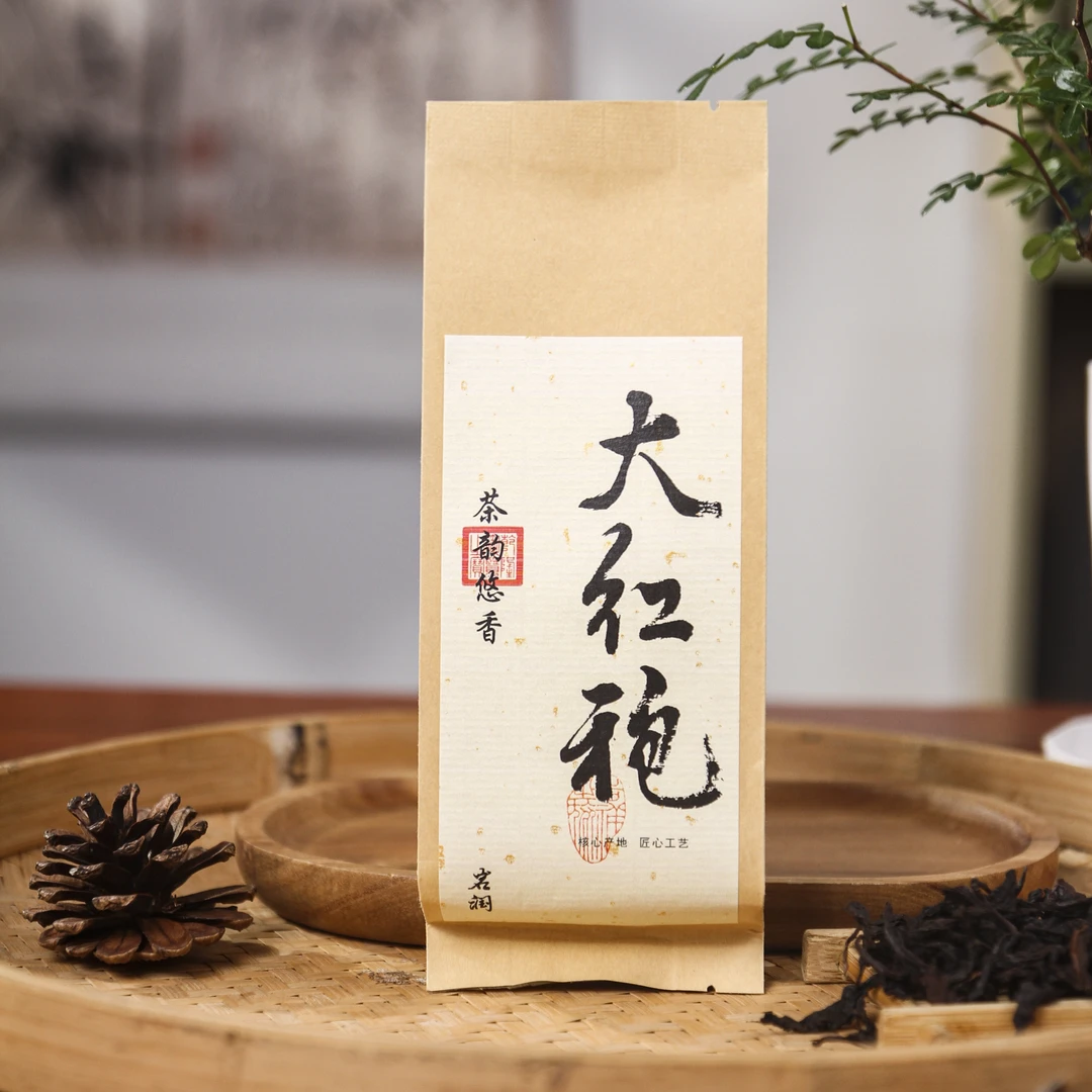 2025年武夷山正宗新茶大红袍茶叶清香佳品厂家直销牛皮纸装