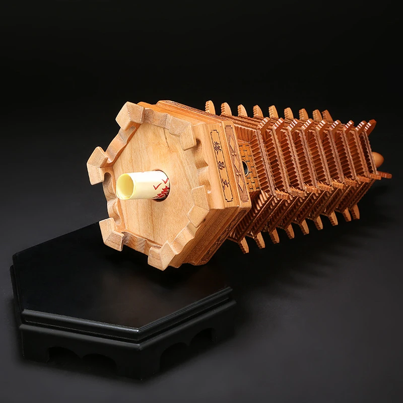 桃木卦文昌塔摆件九层十三层书房办公桌室家居