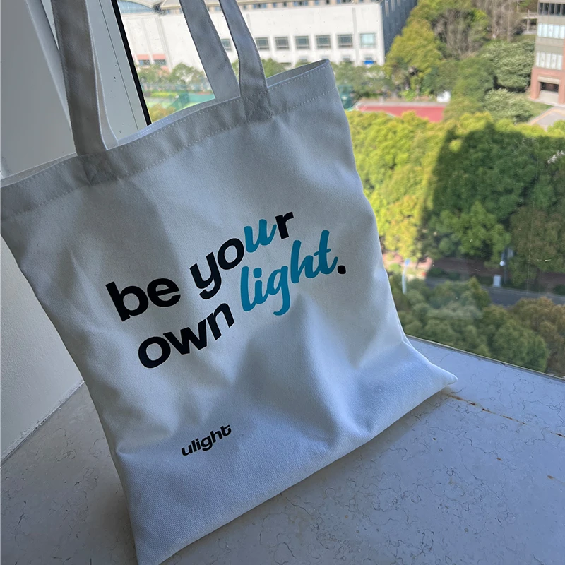 ulight 自有光芒 夏季帆布包百搭