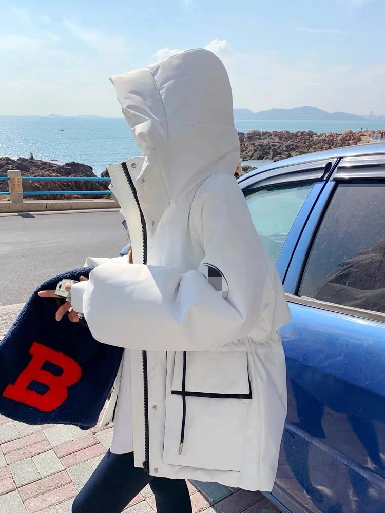 【慧子专属】冬季新款女款保暖高蓬百搭高端大气时尚洋气羽绒服K375