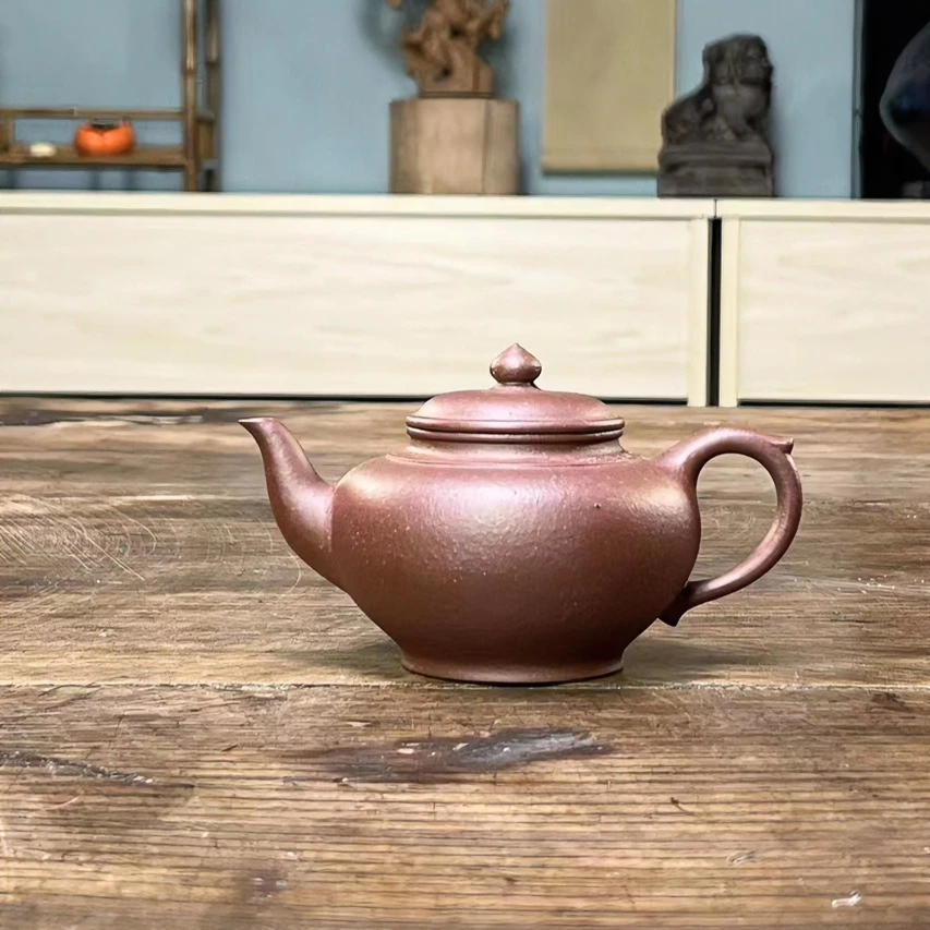 陆奕紫砂摹古作品【笑樱壶】130cc