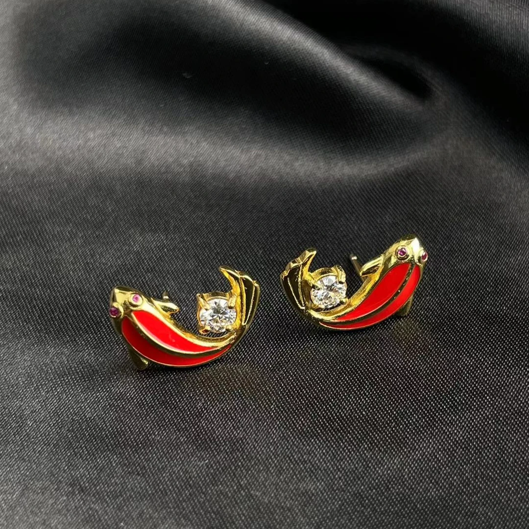 925银莫桑石银制品 TH0113-667-96莫桑钻耳饰（一对/多样性发）D